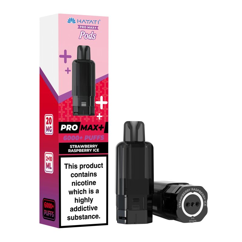 Hayati Pro Max Plus 6000 Pod - Strawberry Raspberry Ice Strawberry Raspberry Ice – Hayati Pro Max+ 6000 Pod (2ml + 10ml Refillable Pod)