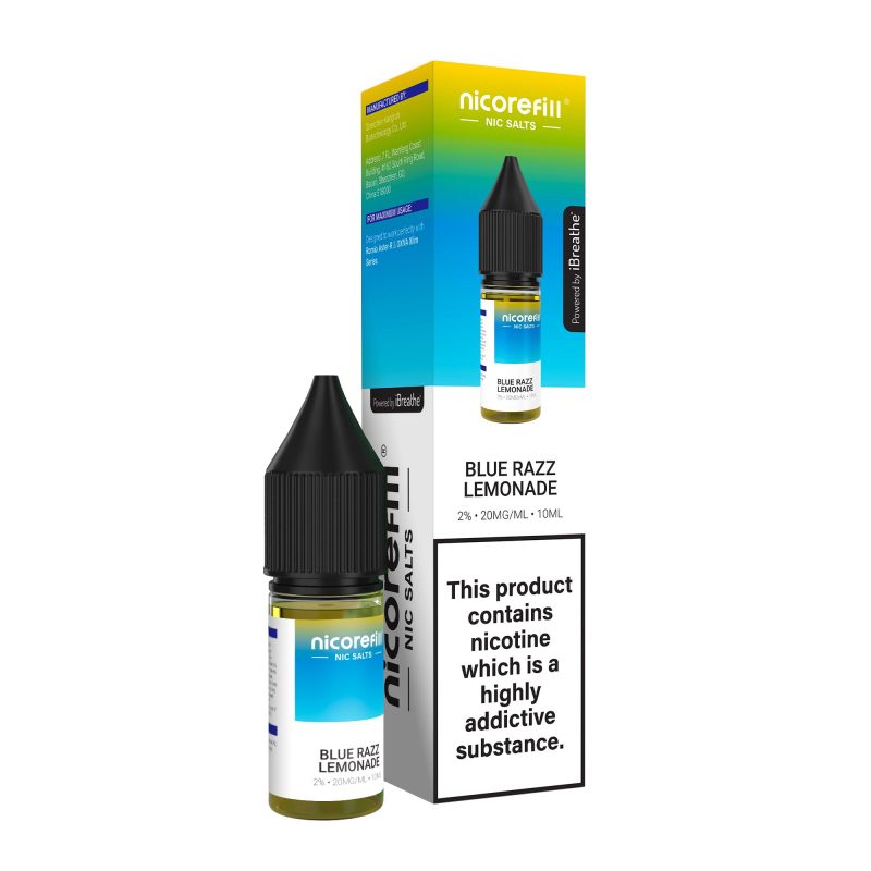 Blue Razz Lemonade – Nicorefill Nic Salt (10ml)
