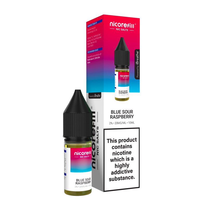 Blue Sour Raspberry – Nicorefill Nic Salt (10ml)