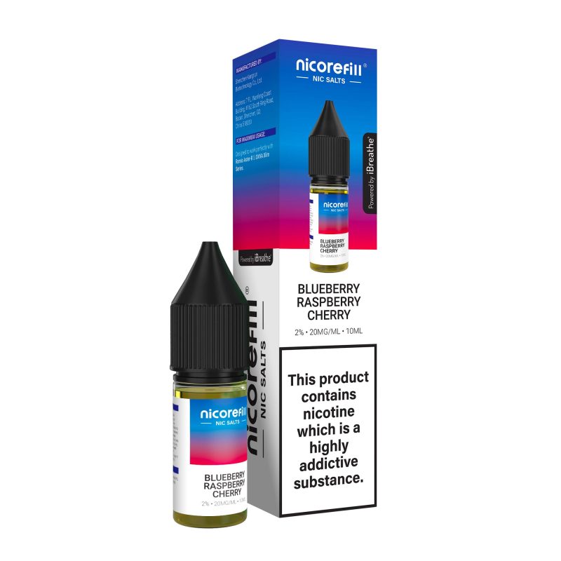 Blueberry Raspberry Cherry – Nicorefill Nic Salt (10ml)
