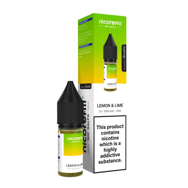Nicorefill - Lemon & Lime Lemon & Lime – Nicorefill Nic Salt (10ml)