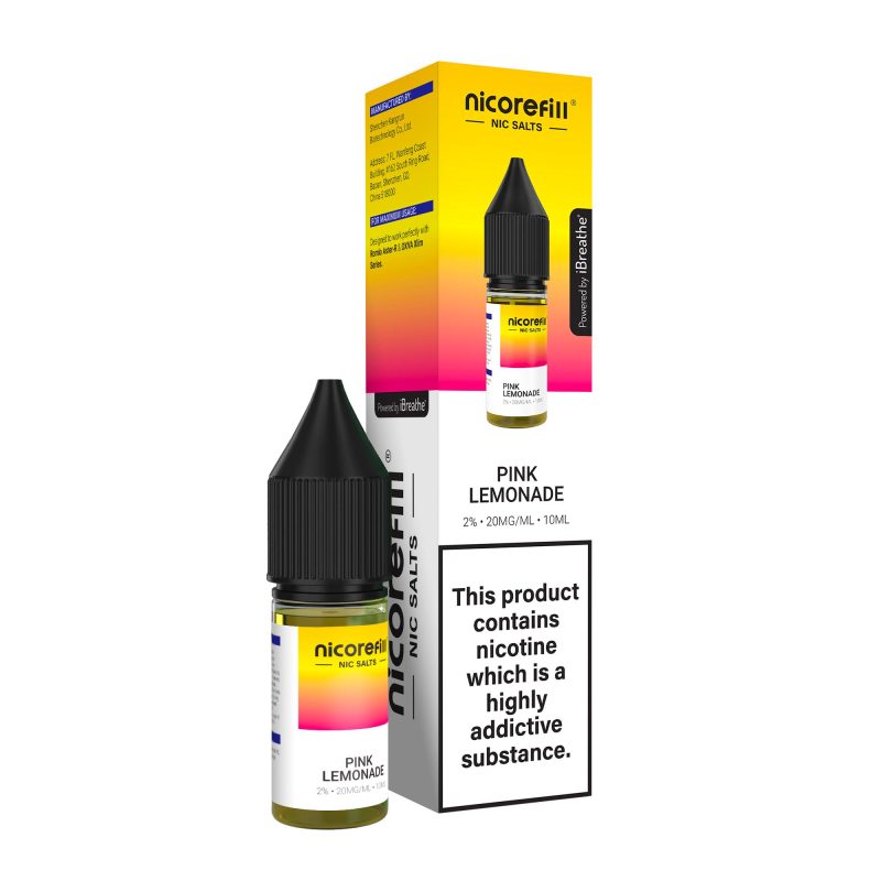 Pink Lemonade – Nicorefill Nic Salt (10ml)
