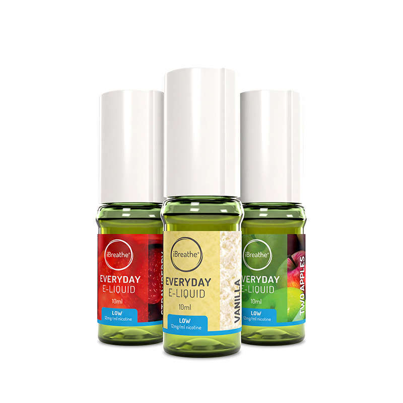 iBreathe Premium E-Liquid (3 Pack) Mix & Match